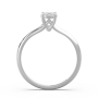 Δαχτυλίδι Invisible EM014 σε Λευκό Χρυσό 18Κ με Διαμάντια